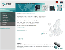 Tablet Screenshot of eku-elektronik.de